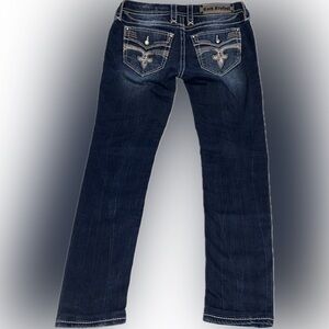 Rock Revival Axteen Low Rise Skinny
Embellished Jeans Size 27